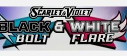 Black & White Bolt Flare pokeball holo